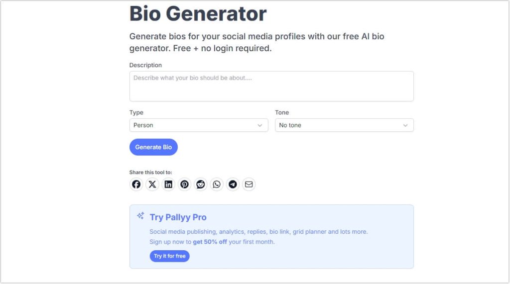 pallyy-ai-bio-generator