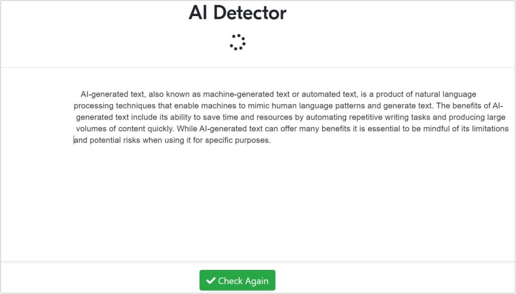 sapling-ai-content-detector