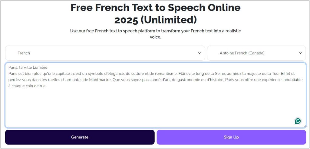 crikk-french-text-to-speech