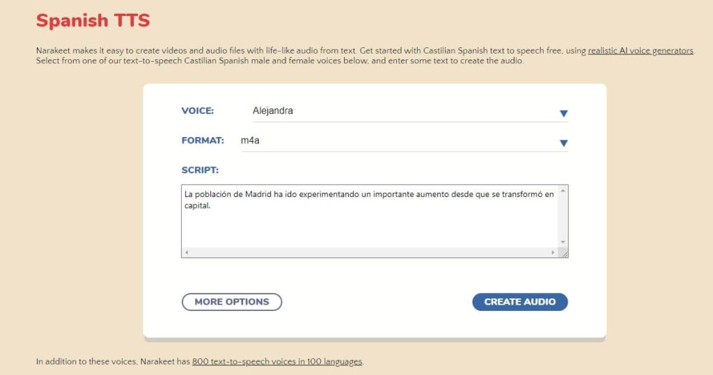 narakeet-spanish-text-to-speech