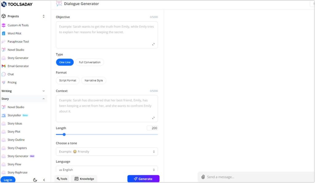 toolsaday-dialogue-generator