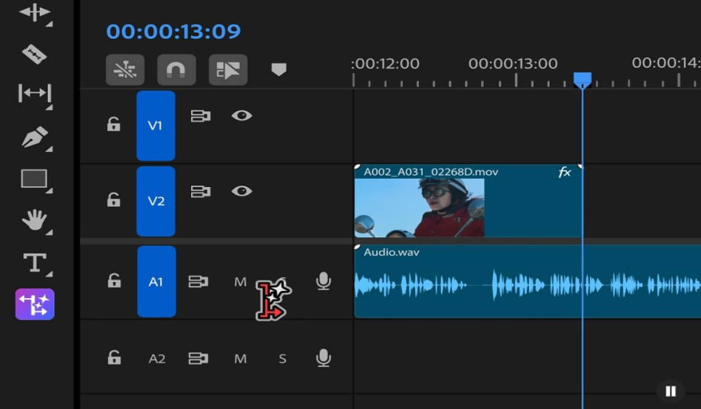 ai video editing tool to remove text using premiere