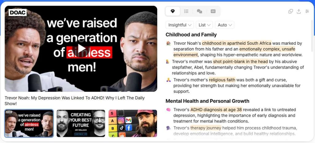 noiz-yt-video-summarizer