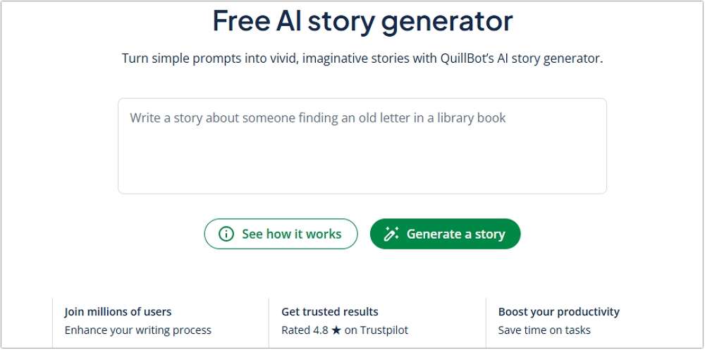 quillbot-ai-story-generator