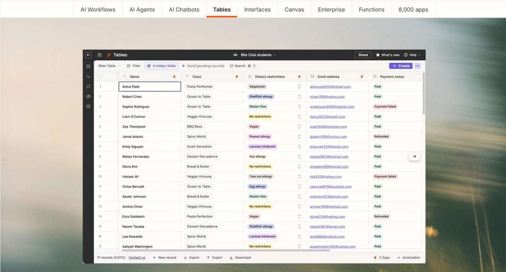 zapier-combine-sheets
